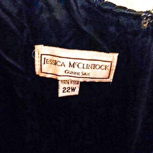 Rare Vintage Jessica Mcclintock Gunne Sax, Full-Length Dress, Size 22 - Picture 2 of 8